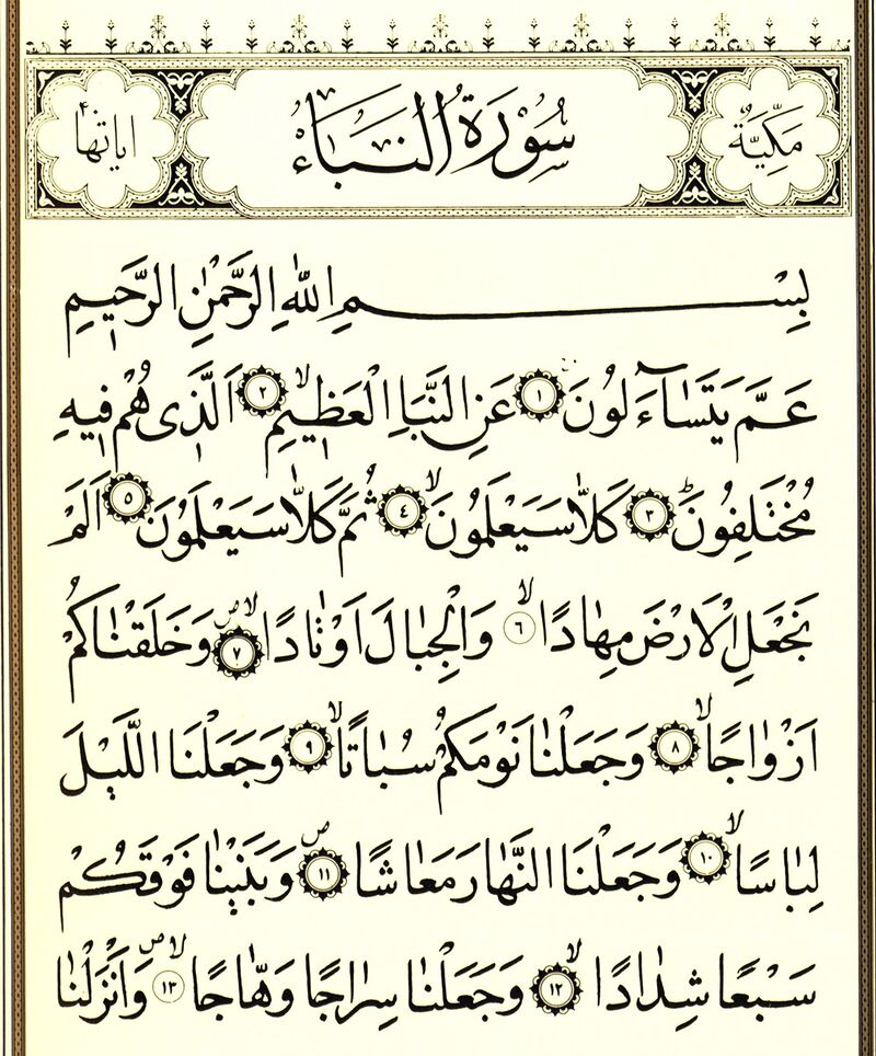 Surah An Naba Wikishia