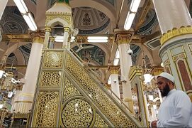 منبر النبي في المسجد النبوي