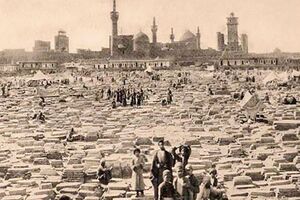عکس قدیمی قبرستان قتلگاه