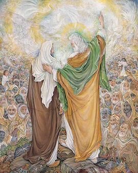 واقعہ غدیر کی عکاسی استاد فرشچیان کے قلم سے