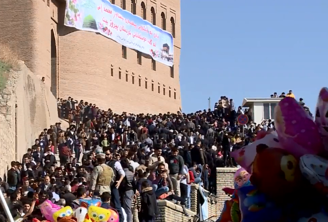 جشن میلاد پیامبر در اربیل عراق