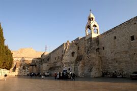 Church of the Nativity in Bethlehem where Christians believe Jesus was born.