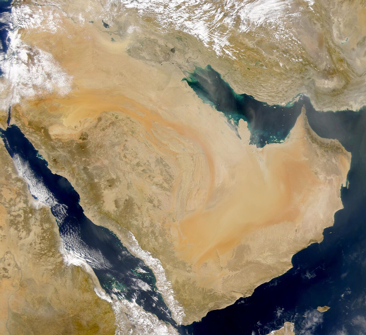 عکس نقشه شبه جزیره عربستان